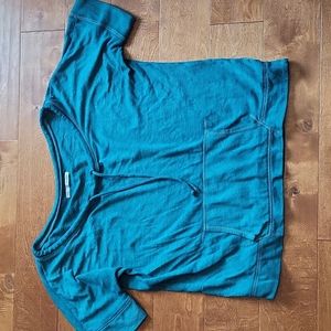 Maurices Women's Teal Short Sleeve Shirt.  Good Condition. Size XL.